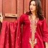 Blood Maroon Colour – A Perfect Traditional Outfit