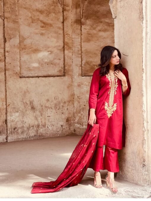 Blood Maroon Colour – A Perfect Traditional Outfit